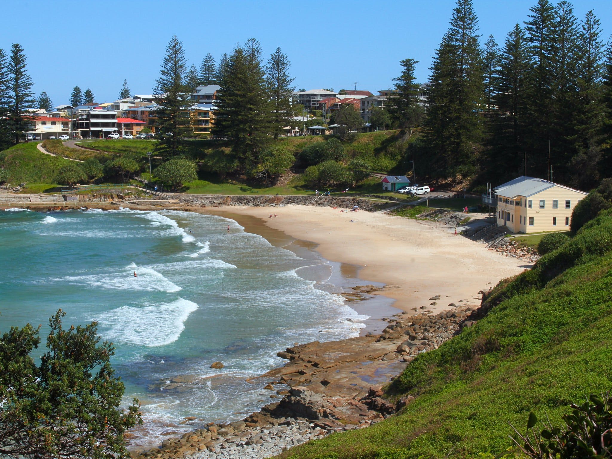 Yamba beach, NSW